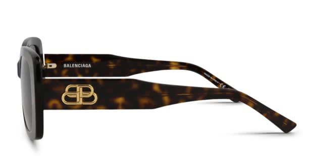 Balenciaga BB0048S Brown, Tortoise Prescription Sunglasses