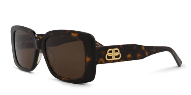 Balenciaga BB0048S Brown, Tortoise Prescription Sunglasses
