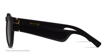 Lenses for Bose Rondo glasses - Black - Side View