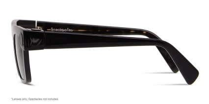 Lenses for Spectacles 2 - Nico glasses - Black - Side View