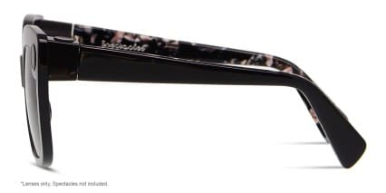Lenses for Spectacles 2 - Veronica glasses - Black - Side View