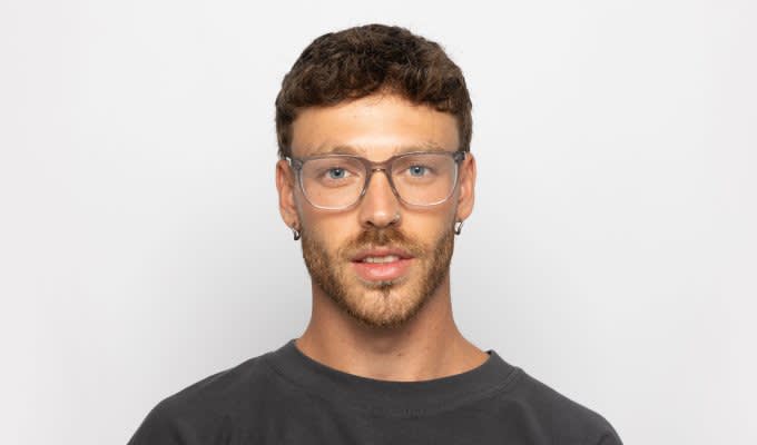 Muse Jojo Gray, Clear Prescription Eyeglasses