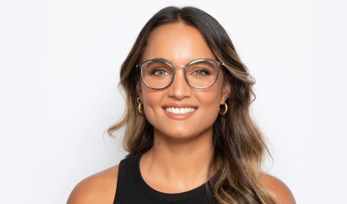 Ottoto Bellona Black/Gold Eyeglasses | Includes FREE Rx Lenses