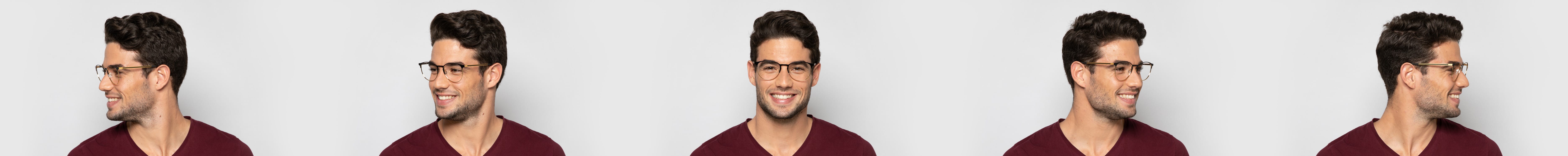 Ray Ban 6375 Black W Gold Prescription Eyeglasses