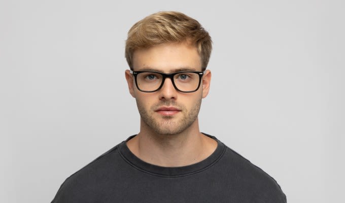 Muse Gilford Black Eyeglasses | Includes FREE Rx Lenses