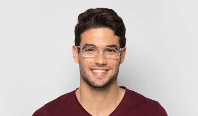 Ottoto Avellino Clear/Black Eyeglasses | Includes FREE Rx Lenses