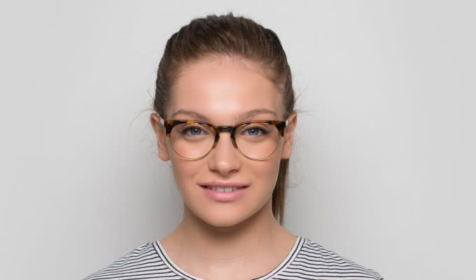Muse X Hilary Duff Henrietta Tortoise/Bronze Eyeglasses | Includes