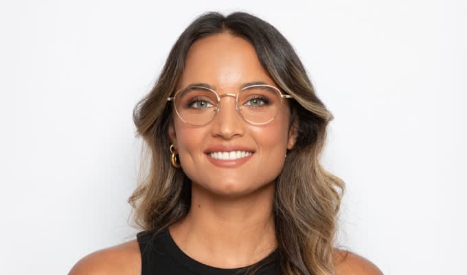 Ottoto Moran Gold Eyeglasses | Includes FREE Rx Lenses