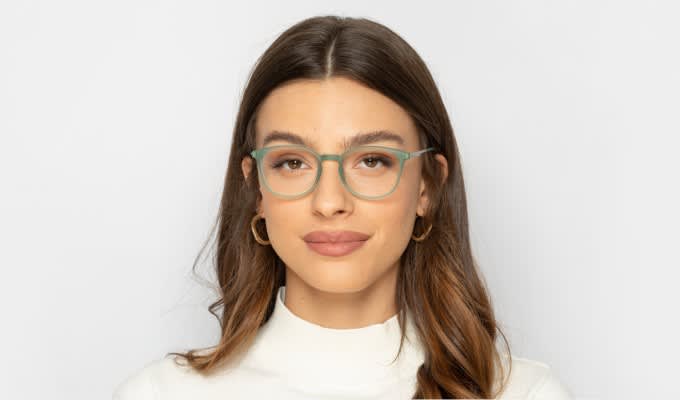 Ottoto Weston Clear, Blue Prescription eyeglasses