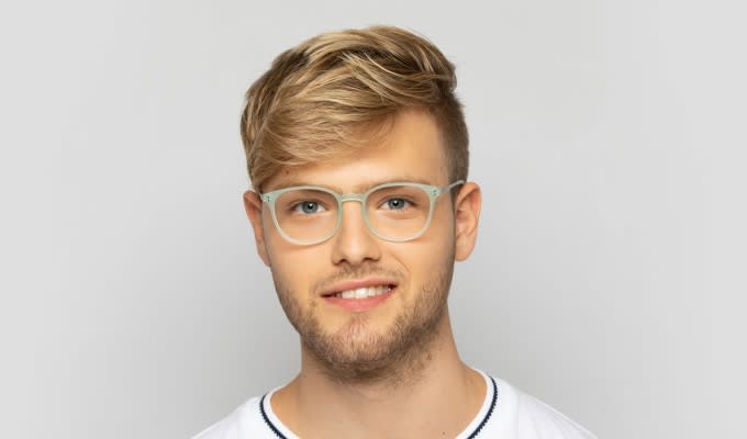 Ottoto Weston Clear, Blue Prescription eyeglasses