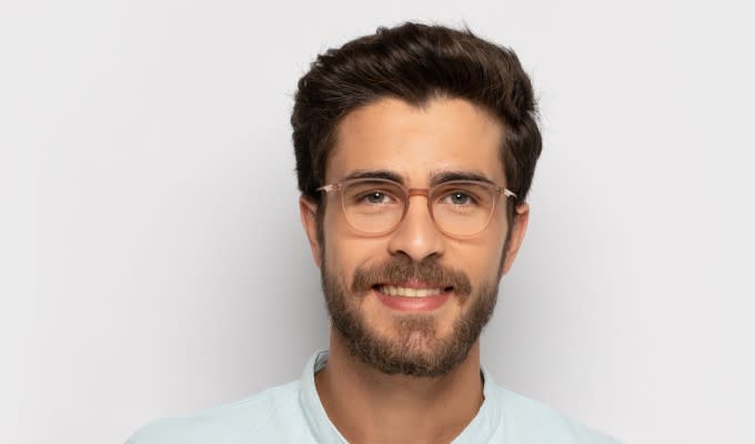 Ottoto Weston Brown/Beige Eyeglasses | Includes FREE Rx Lenses