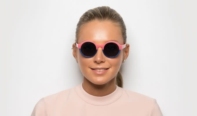 Muse X Hilary Duff Anna Pink, Blue Prescription Sunglasses - 50