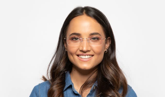 Rome Gold Eyeglasses | Includes FREE Rx Lenses