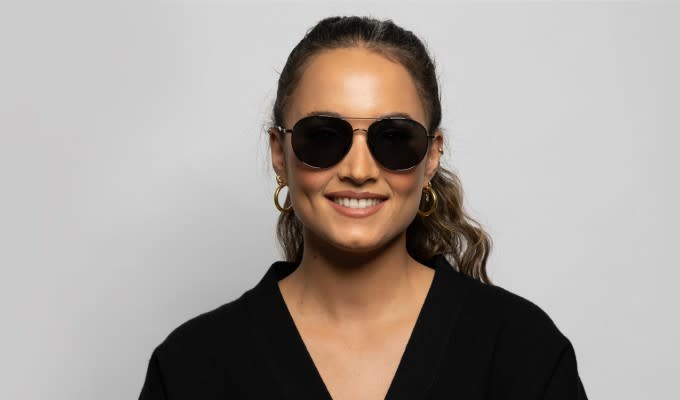 Ottoto Tommasino Gunmetal Prescription Sunglasses - 50% Off Lenses