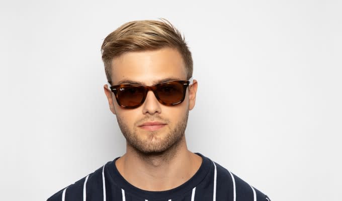 Ray-Ban 4340 Wayfarer Brown/Tortoise Prescription Sunglasses