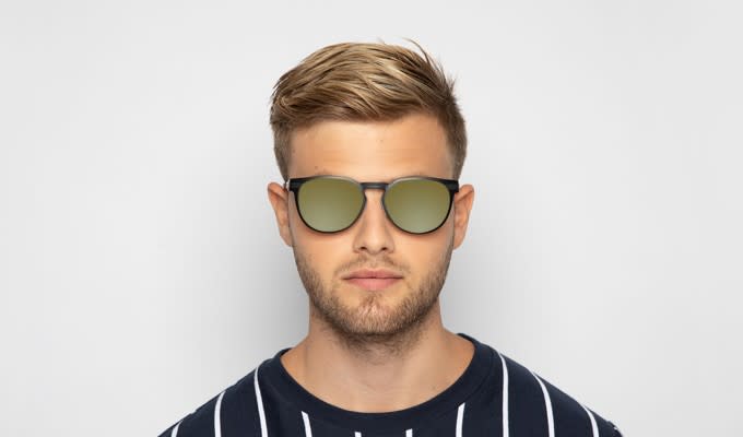 Oakley OO4137 Diecutter Black/Yellow Prescription Sunglasses