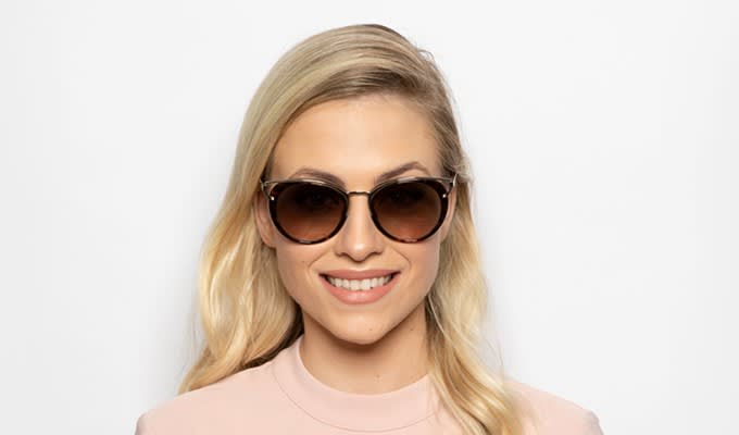 PRADA PR66TSF サングラス Prada PR 66TS Brown/Tortoise/Gold Prescription Sunglasses