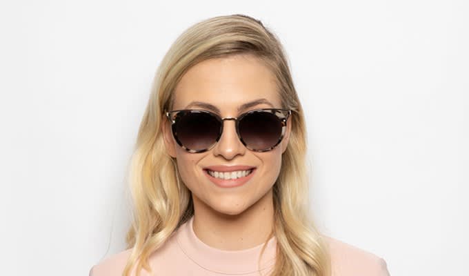 PRADA PR66TSF サングラス Prada PR 66TS Tortoise, Beige, Gold Prescription Sunglasses