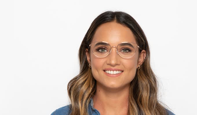 Gold michael kors glasses top