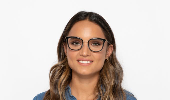 Michael Kors MK3032 Coconut Grove Black/Gold Prescription Eyeglasses