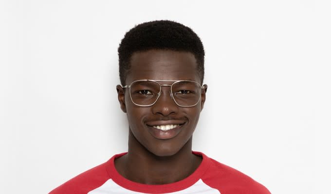 Tony Francis Cardassius 状態B + Ottoto Darcio Silver Eyeglasses | Includes FREE Rx Lenses