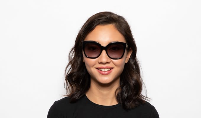Coach HC8264 Shiny Black Prescription Sunglasses