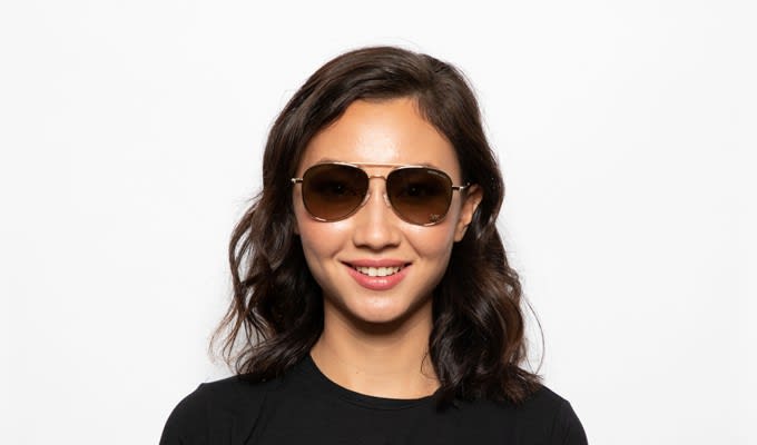 Michael Kors MK1045 San Diego Gold/Olive Sunglasses