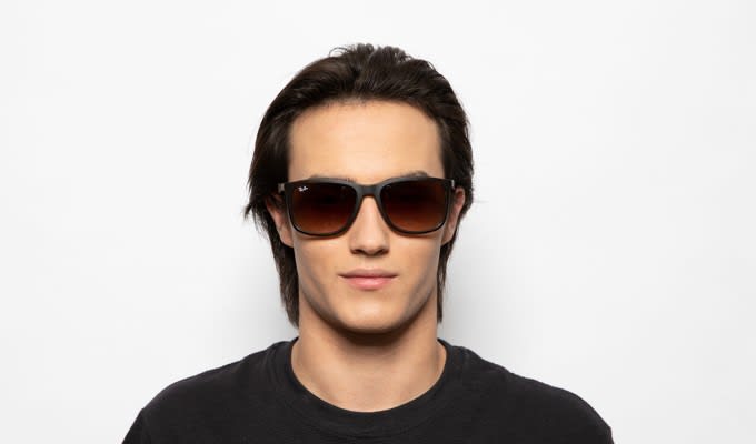 Ray-Ban 4313 Brown/Tortoise/Gold Prescription Sunglasses