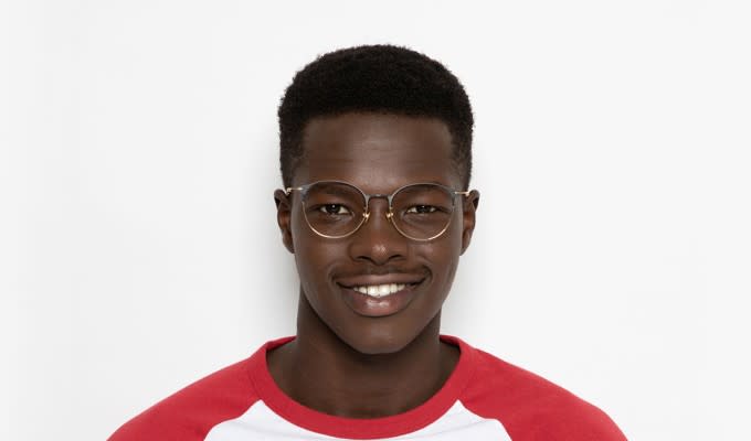 Lux_Alectoページ Ottoto Mexicali Black/Gold Eyeglasses | Includes FREE Rx Lenses