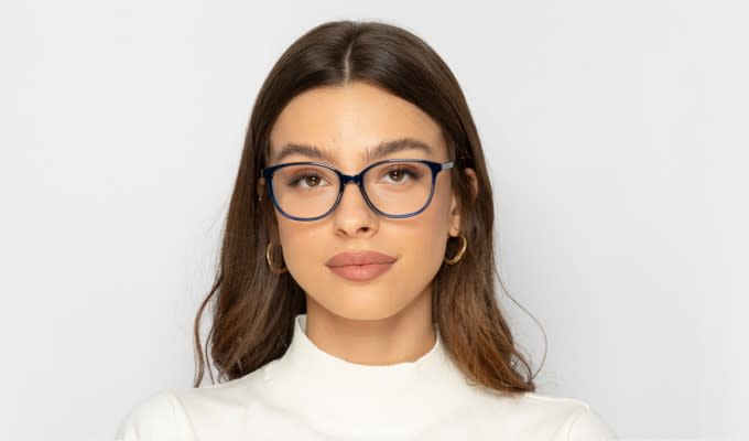 Muse Jeannie Blue Eyeglasses | Includes FREE Rx Lenses 