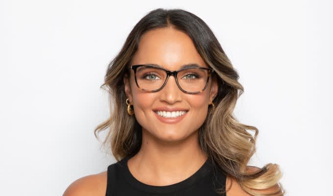 クリスティーナ　muse Muse Nancy Brown, Tortoise Eyeglasses | Includes FREE Rx Lenses