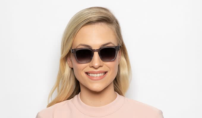 クリスティーナ　muse Muse X Hilary Duff Grace Gray/Clear/Black/Silver Prescription