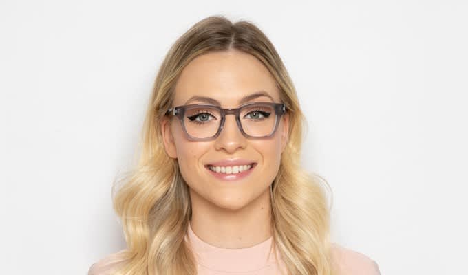 Muse X Hilary Duff Grace Clear Gray/Black/Silver Eyeglasses