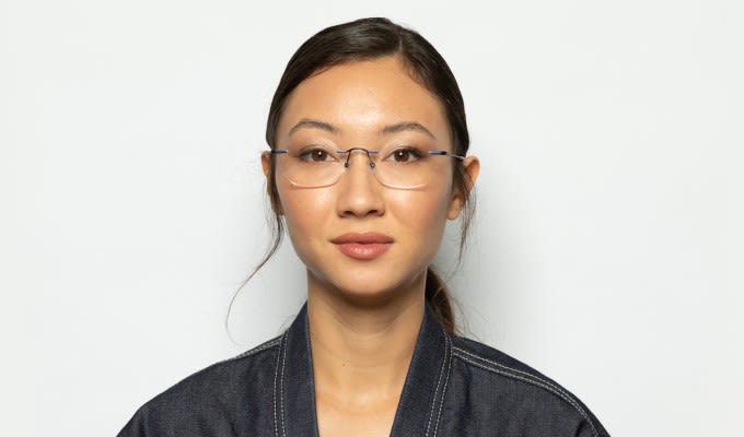 Yoji Ono Blue Prescription Eyeglasses Yoji Ono Blue Prescription Eyeglasses
