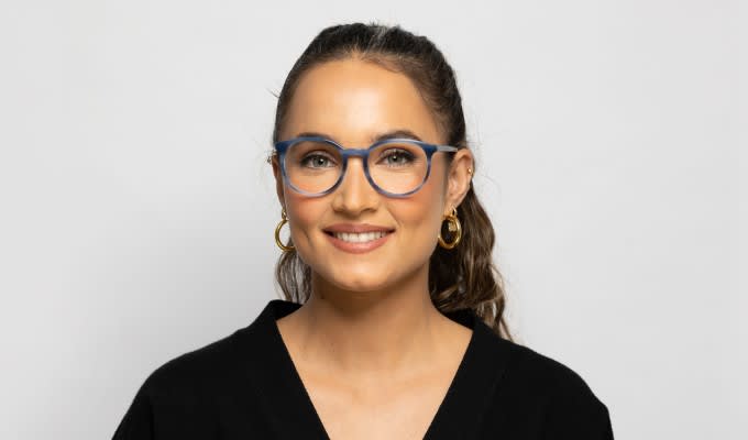 Ottoto Piero Blue Eyeglasses | Includes FREE Rx Lenses