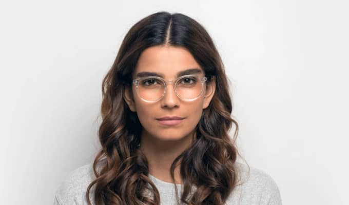 Ottoto Piero Clear/Black Eyeglasses | Includes FREE Rx Lenses