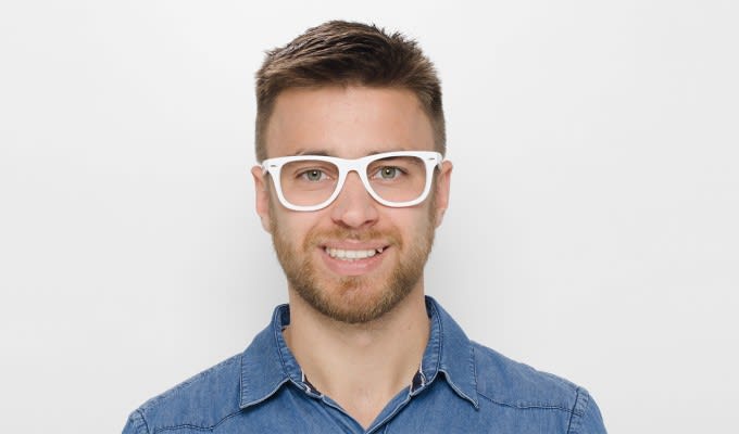 Muse M Classic Shiny White Prescription Eyeglasses