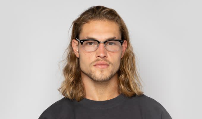 Ray-Ban RX3916V Shiny Black/Silver Eyeglasses | Includes FREE Rx