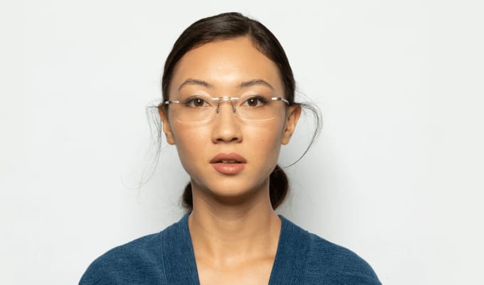 Yoji Samus Silver/Black Prescription Eyeglasses Yoji Samus Silver/Black Prescription Eyeglasses