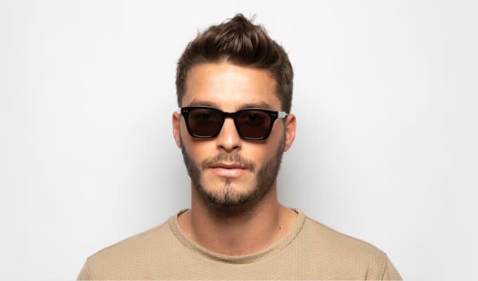 Muse Williams Shiny Black Prescription Sunglasses - 50% Off