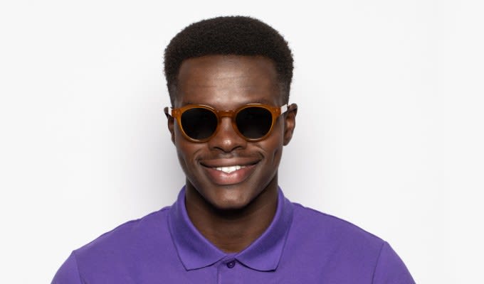 Muse Edwards Orange Prescription Sunglasses - 50% Off Lenses