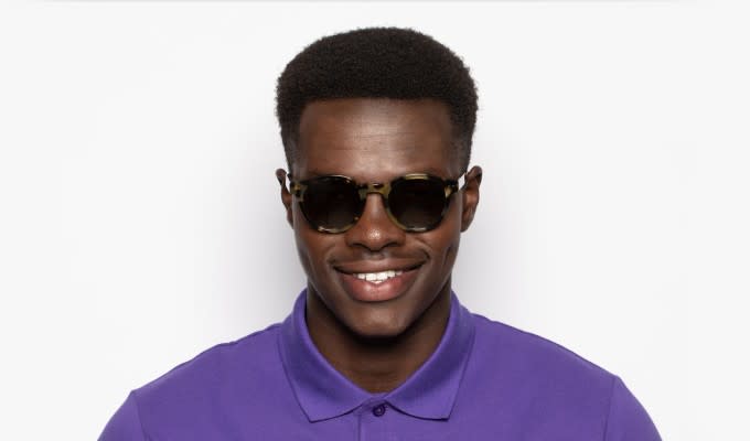 Muse Edwards Tortoise, Beige Prescription Sunglasses - 50% Off Lenses