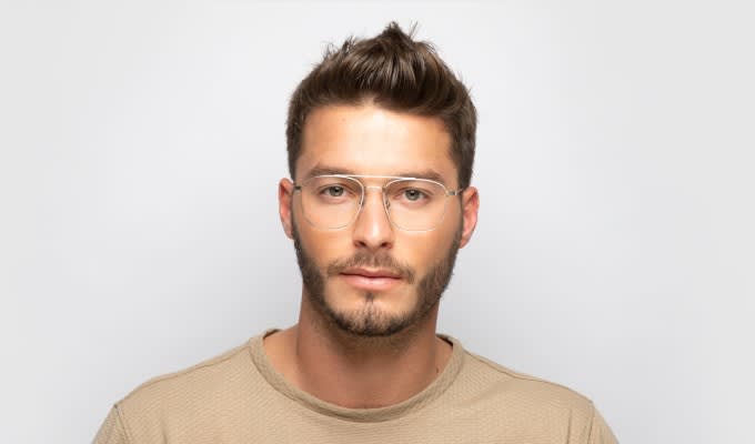 Ottoto Tito Silver Eyeglasses | Includes FREE Rx Lenses