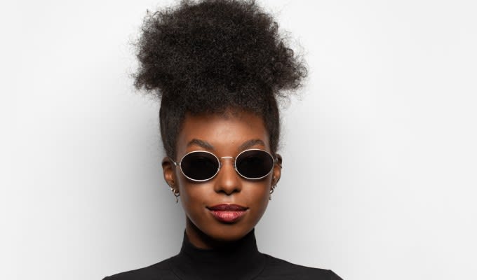 Ottoto Renan Silver, Blue Prescription Sunglasses