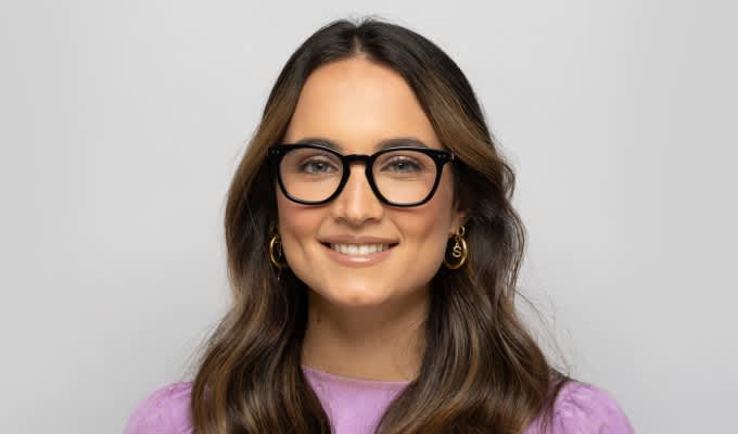 Muse Elixir Shiny Black Eyeglasses | Includes FREE Rx Lenses