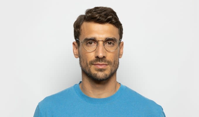 Ottoto Olympian Silver Eyeglasses | Includes FREE Rx Lenses