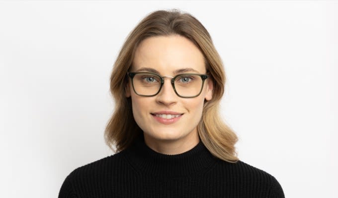 Ottoto Moralo Green/Clear/Tortoise Eyeglasses | Includes FREE Rx