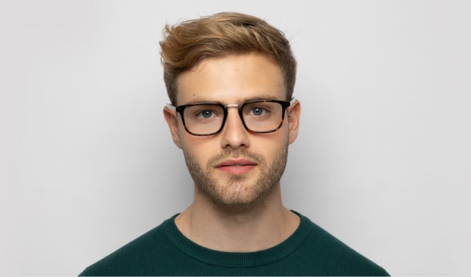 Ottoto Mirko Brown/Tortoise Eyeglasses | Includes FREE Rx Lenses