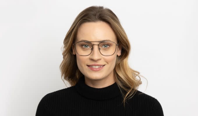 Ottoto Tito Gunmetal Eyeglasses | Includes FREE Rx Lenses