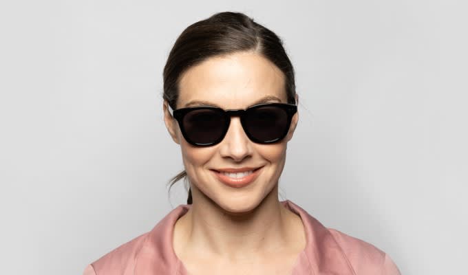 Muse Matt Shiny Black Prescription Sunglasses